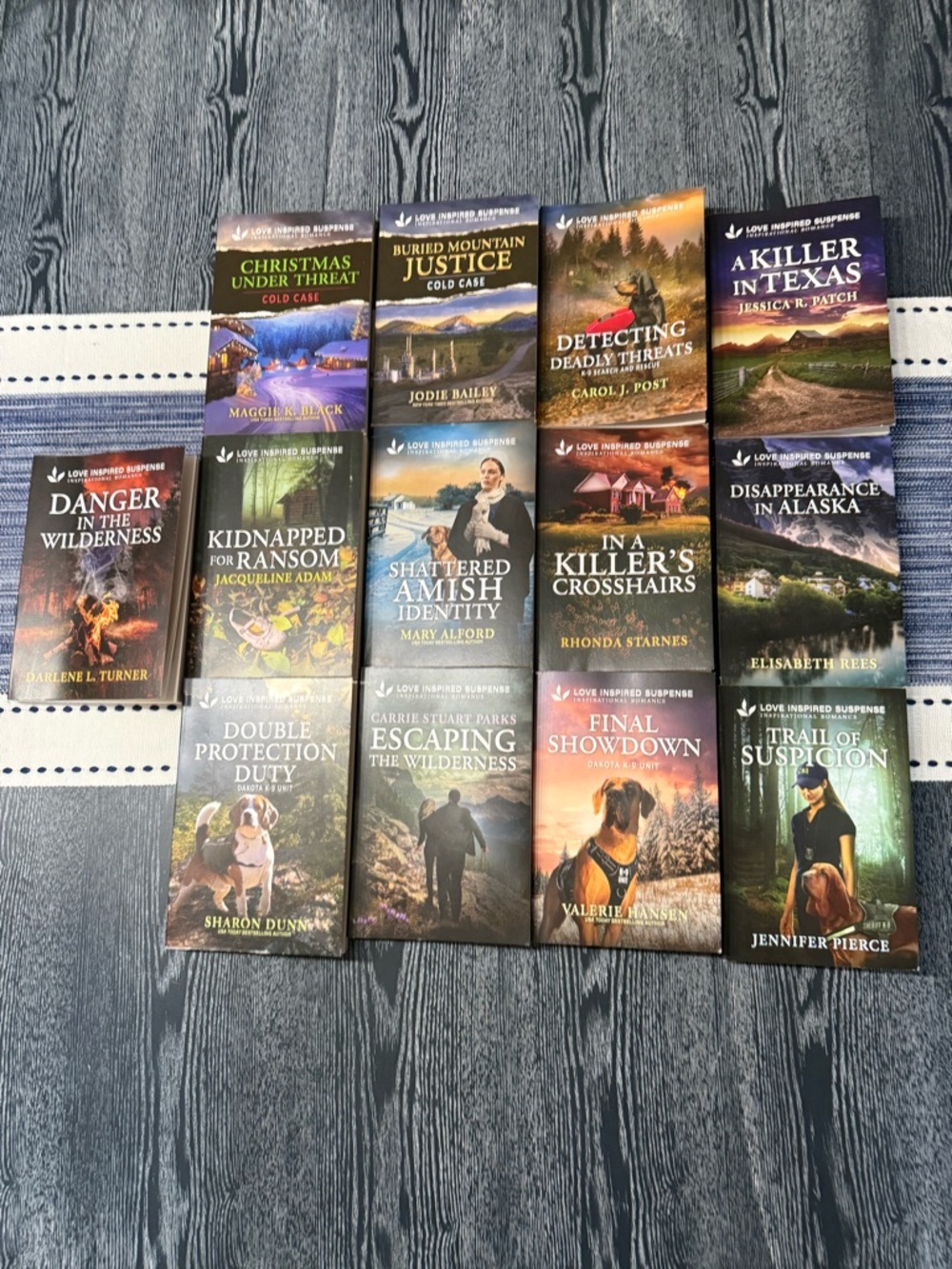 (13) -Love Inspired Suspense Paperback Bundle
